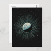 Earth Shine Briefkaart (Voorkant / Achterkant)