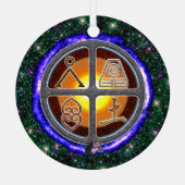 Earth Signs Keramisch Ornament (Achterkant)