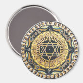 Earth Star Chakra Mandala Magneet (Voorkant / Achterkant)