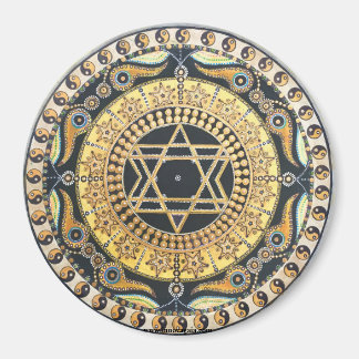 Earth Star Chakra Mandala Magneet