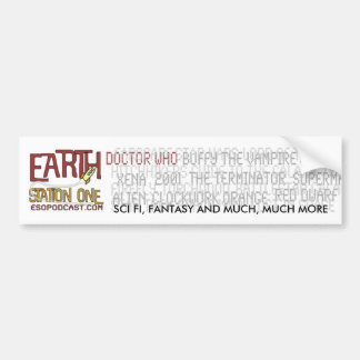 Earth Station One Bumpersticker