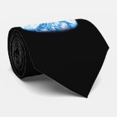 Earth Stropdas Black (Opgerold)