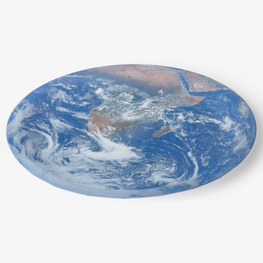 Earth Tableware from the Celestial Collection Papieren Bordje (Gekanteld)