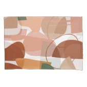 Earth Tone Abstract Pattern Kussensloop (Voorkant)