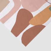 Earth Tone Abstract Pattern Tissuepapier (Detail)
