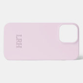 Earth Tone Boho Modern Initiaal Monogram iPhone iPhone Hoesje (Achterkant horizontaal)