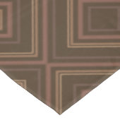 Earth Tone Hypnotische Diamond Moderne Abstracte K Tafelkleed (Gekanteld)