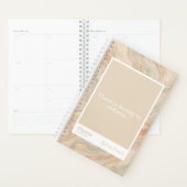Earth Tone Marble Block Quote | Fully Customizable Planner (Display)