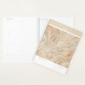 Earth Tone Marble Modern Large Planner (Display)