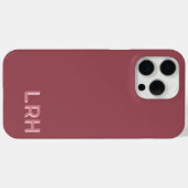Earth Tone Red Rocks Shadow Monogram Hoesje (Achterkant (horizontaal))