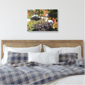 Earth Tone Rock Garden Canvas Afdruk (Insitu (Slaapkamer))