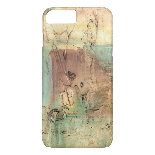 Earth Tone-schildering met gekraakt oppervlak Case-Mate iPhone Case (Achterkant)