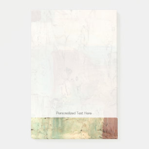 Earth Tone-schildering met gekraakt oppervlak Post-it® Notes