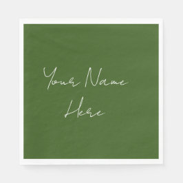 Earth Tone Wedding Event Reception Napkins Servet