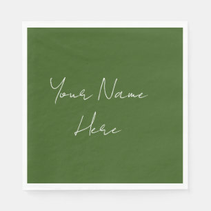 Earth Tone Wedding Event Reception Napkins Servet