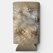 Earth Tones Abstract Modern Fractal Art Texture (Achterkant)