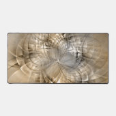 Earth Tones Abstract Modern Fractal Art Texture Bureaumat (Voorkant)