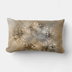 Earth Tones Abstract Modern Fractal Art Texture Kussen