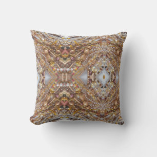 Earth Tones Bead Print Buitenkussen