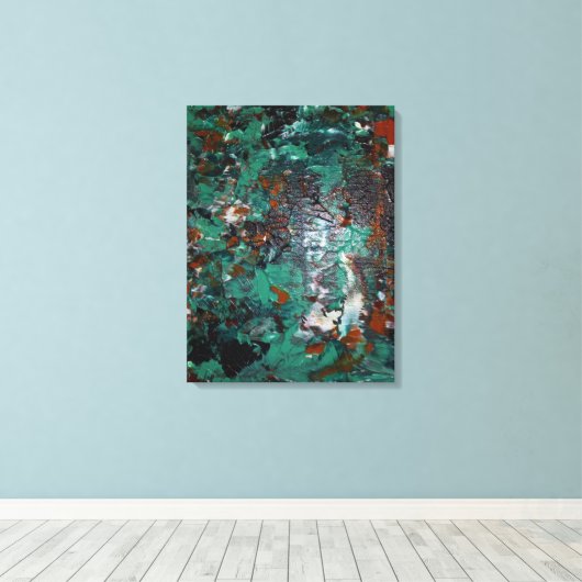 Earth Tones Canvas Print (Insitu (Houten vloer))