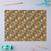 Earth Tones Christmas Pattern#29 ID1009 Tissuepapier (Craft)