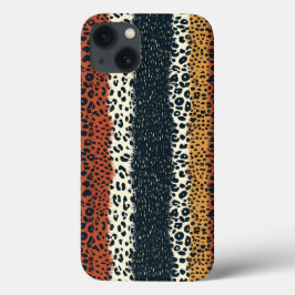 Earth Tones Dierenprint iPhone 13 Hoesje