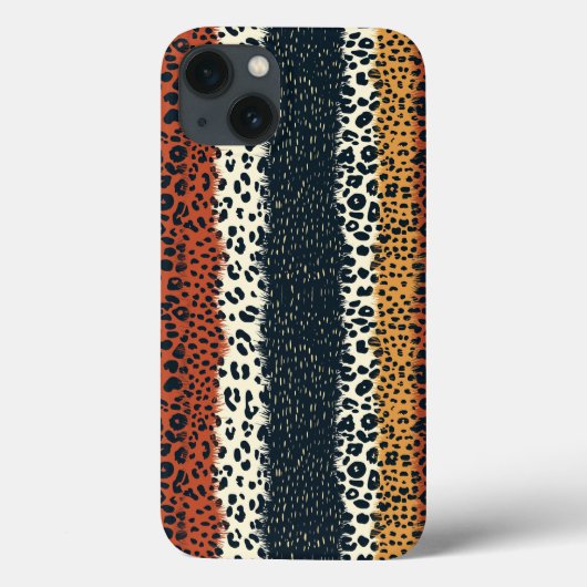 Earth Tones Dierenprint Case-Mate iPhone Case (Achterkant)