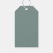 Earth Tones Kerstpatroon # 2 ID1009 Cadeaulabel (Achterkant)