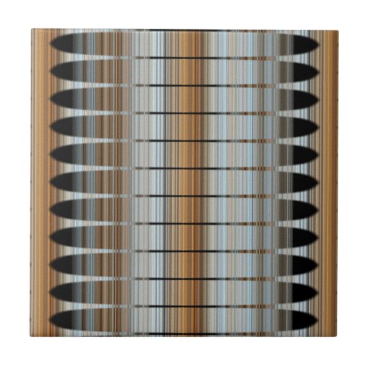 Earth Tones Peruvian Array Ceramic Tile Tegeltje (Voorkant)
