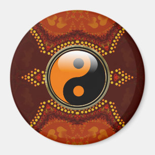 Earth Tribal New age Yin Yang Magnet Magneet