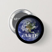 eARTh (verander de woorden) Ronde Button 5,7 Cm (Voorkant /achterkant)