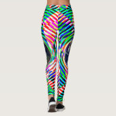 Earth Vibes door Kenneth Yoncich Leggings (Achterkant)