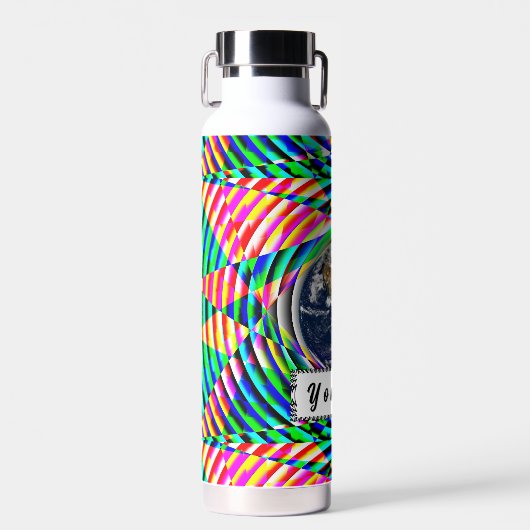 Earth Vibes door Kenneth Yoncich Waterfles (Voorkant)