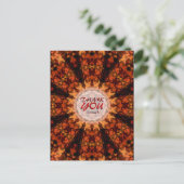 Earth Weave Shine Dank u Briefkaart (Staand voorkant)