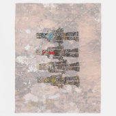 Earth Wind Fire en Water Fleece Deken (Voorkant)