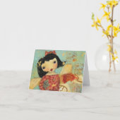Eartha et l'ange, carte à billets vierges (Fleur jaune)