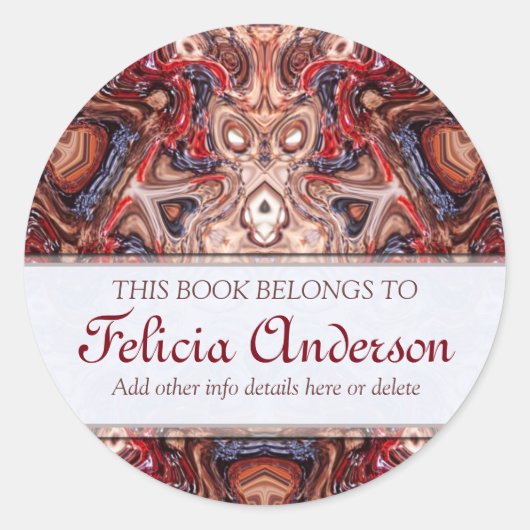 Earthalia : Étiquette plaque (Devant)