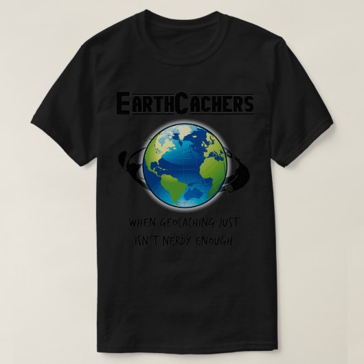EarthCachers T-shirt (Design voorkant)