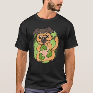 Earthday Elke dag Duitse Herdershond Wereld Aarded T-shirt