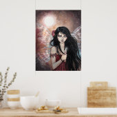 Earthen Dusk Mystical Fairy Poster (Keuken)