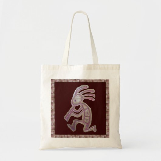 Earthenware Kokopelli Tote Bag (Voorkant)