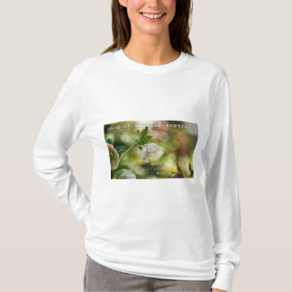 Earthlight and Healing Japanese Flowers and Poetry T-shirt