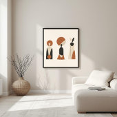 Earthline-vormen Poster