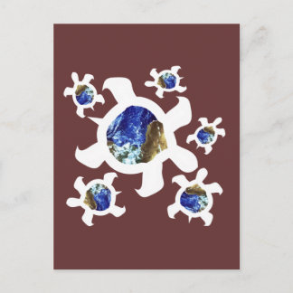 Earthly Turtles Briefkaart