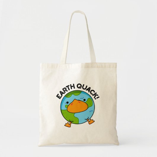 Earthquack Funny Earthquake Pun Tote Bag (Voorkant)