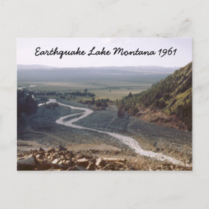 Earthquake Lake Slide Montana 1961 Briefkaart
