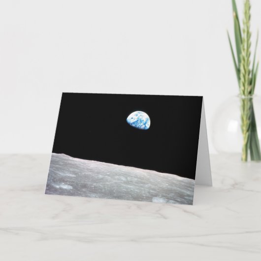Earthrise - het MaanPerspectief Kaart (Voorkant)