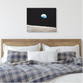Earthrise William Anders Canvas Afdruk (Insitu (Slaapkamer))
