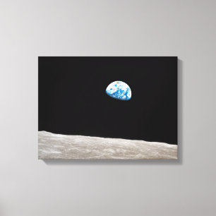 Earthrise William Anders Canvas Afdruk
