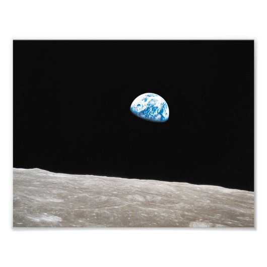 Earthrise William Anders Foto Afdruk (Voorkant)